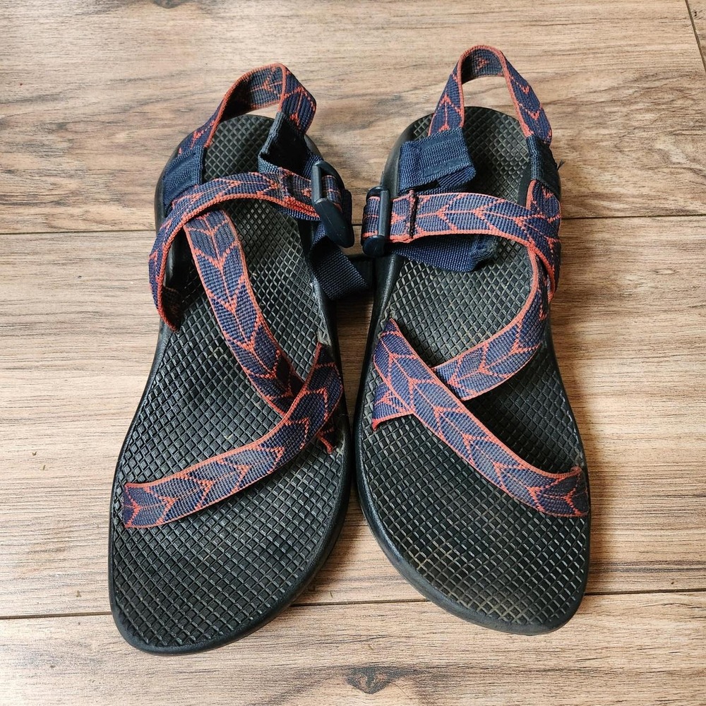 Chaco Z/1 Classic women's sport sandals featuring navy blue webbing straps
